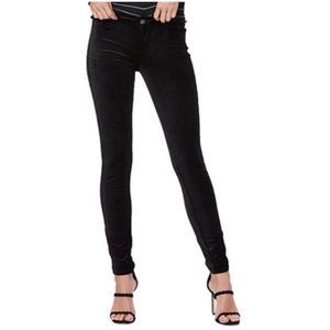 PAIGE Verdugo Ultra Skinny Velvet Black Pants